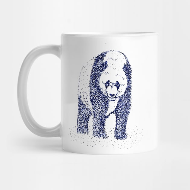 Stipple Panda by EhhWintArt